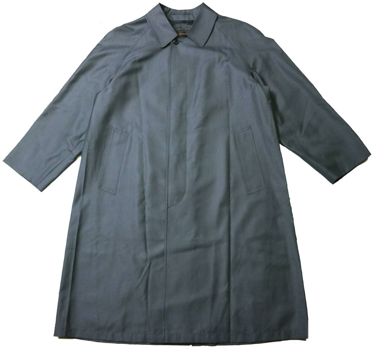 【格安SALEスタート】 概ね美品/薄手!◆日本製 バーバリー PRESTIGE COLLECTION 羊毛&シルク 薄手 ステンカラーコート◆92-170-5 Mサイズ 【格安SALEスタート】 概ね美品/薄手!◆日本製 バーバリー PRESTIGE COLLECTION 羊毛&シルク 薄手 ステンカラーコート◆92-170-5 Mサイズ