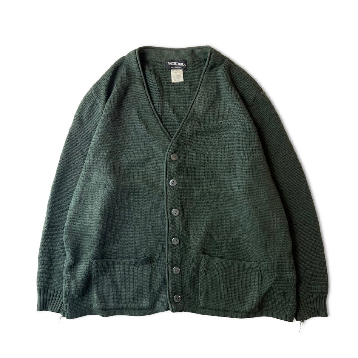 高価値セリー 90s SCHARF & BREIT アクリル ニット カーディガン XL
