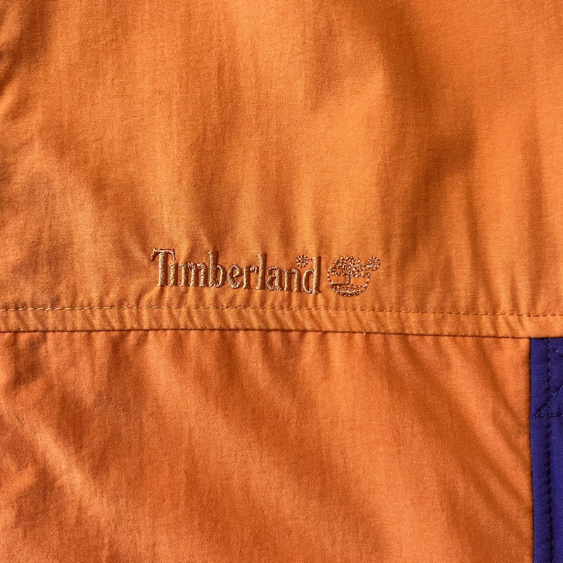 90s Timberland liner attaching nylon mountain parka jacket XL / 90 period Old Timberland man pa orange 