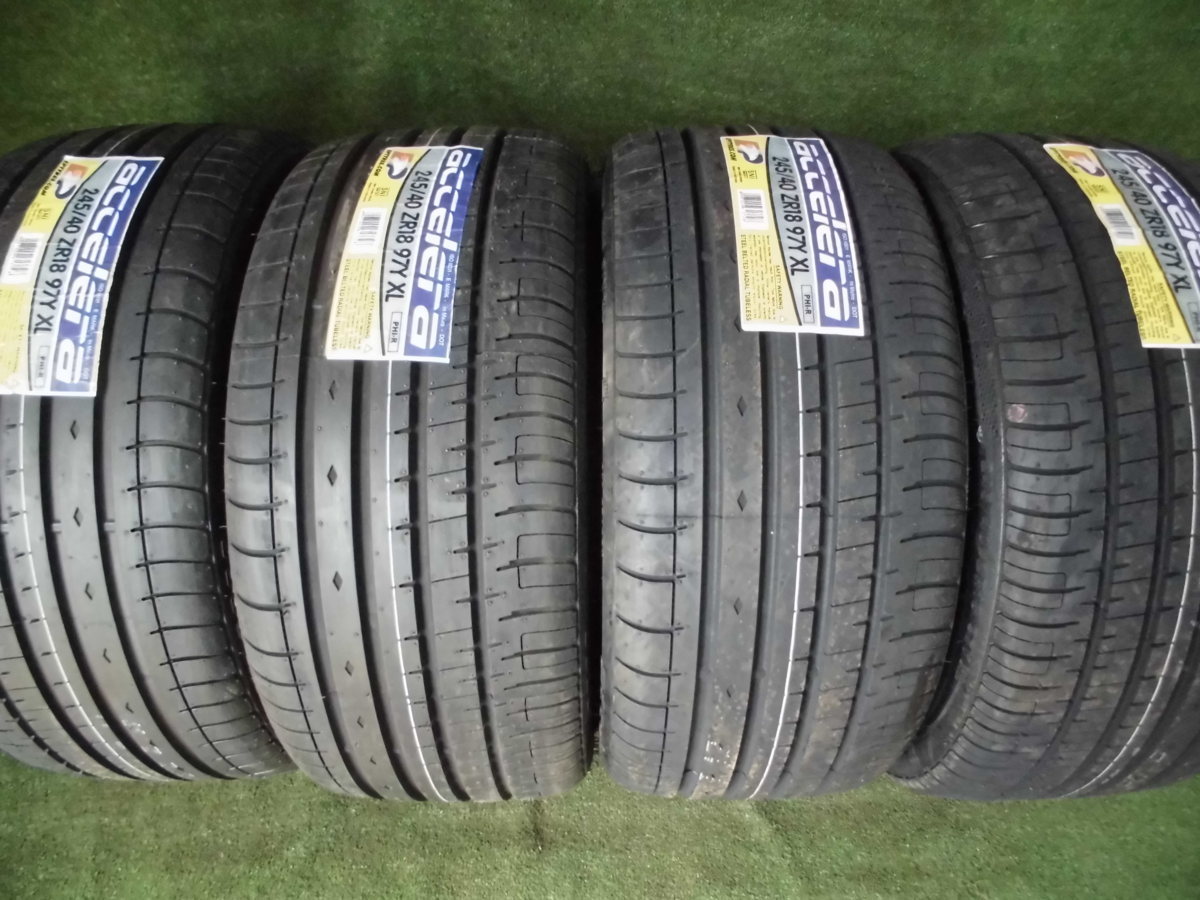 245/40R18 4本セット アクセレラ PHI-R 未使用品 accelera 沖縄県