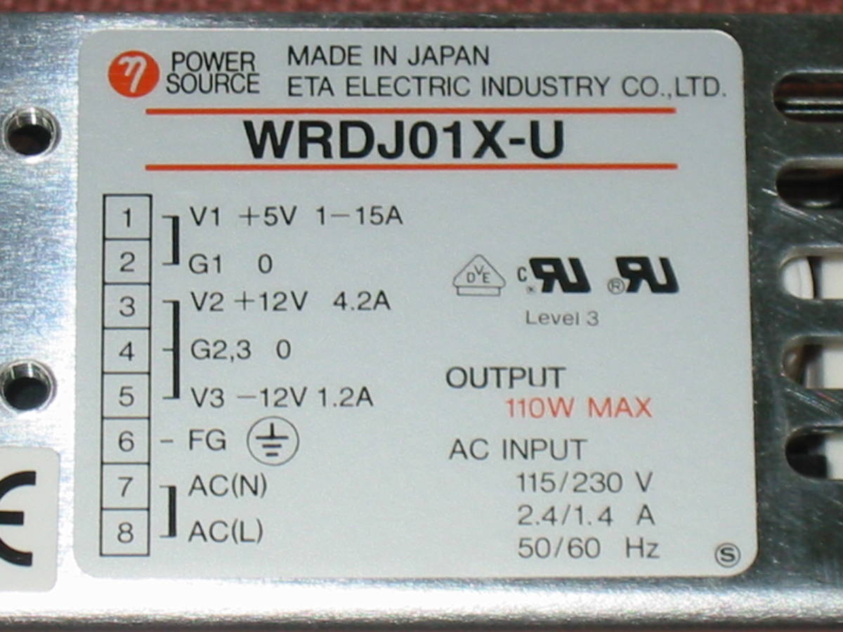 POWER SOURCE WRDJ01X-U OUT PUT 110W 【未使用品】+apple-en.jp