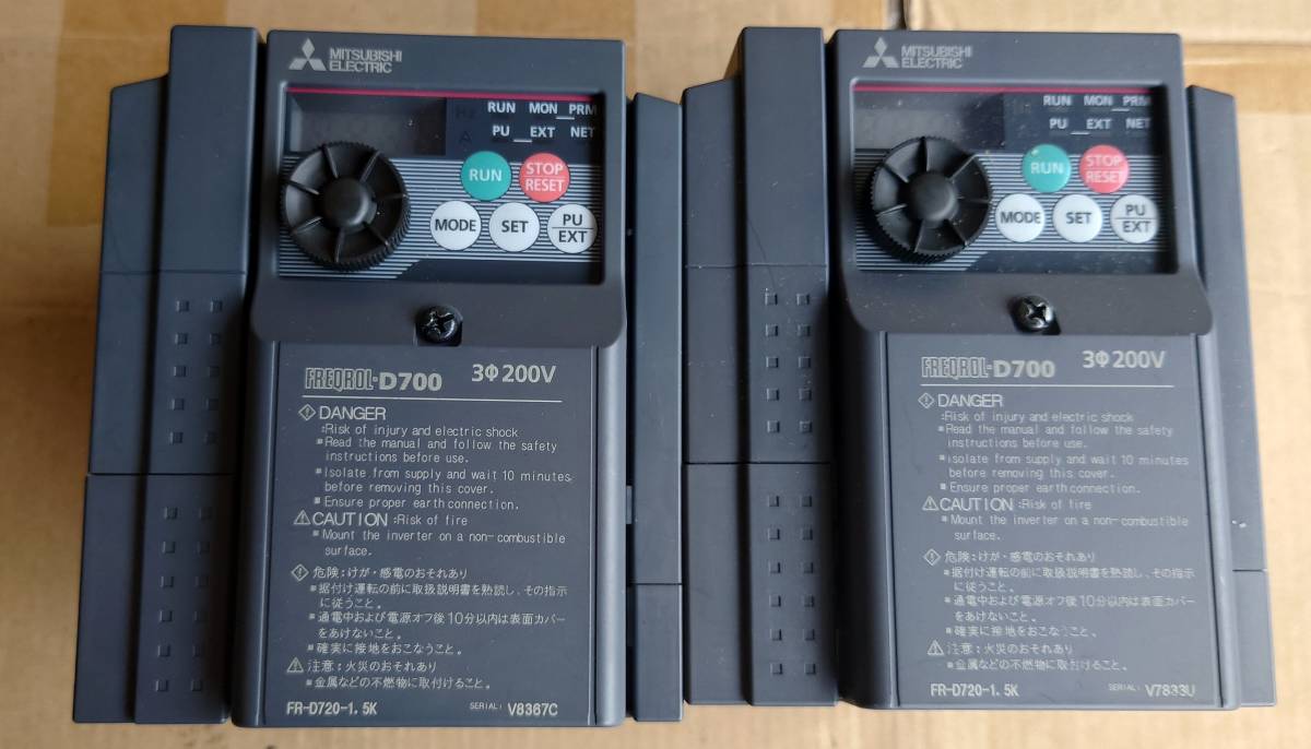 三菱インバータFR-D720-1.5K 品質の良い商品 jrga.jp