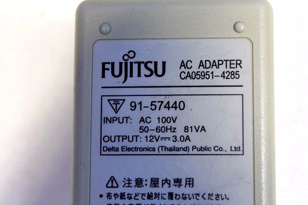  Fujitsu / original AC adaptor CA05951-4285 12V/3A/ outer diameter approximately 5mm inside diameter approximately 3.5mm* Fujitsu AC16V34Y