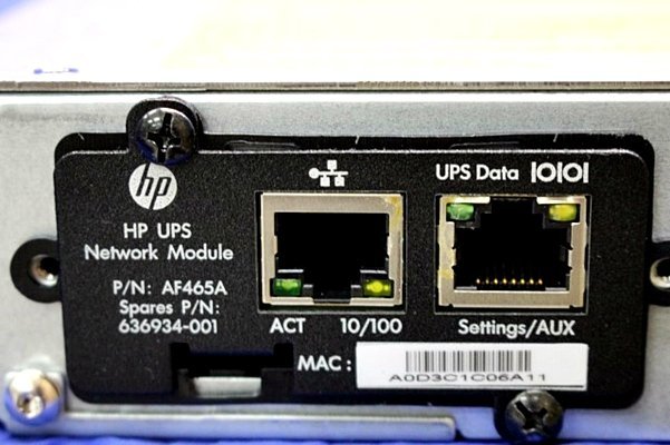 現状渡し HP R1500 G4 JP/TWN UPS / AF465A付 高機能無停電電源装置