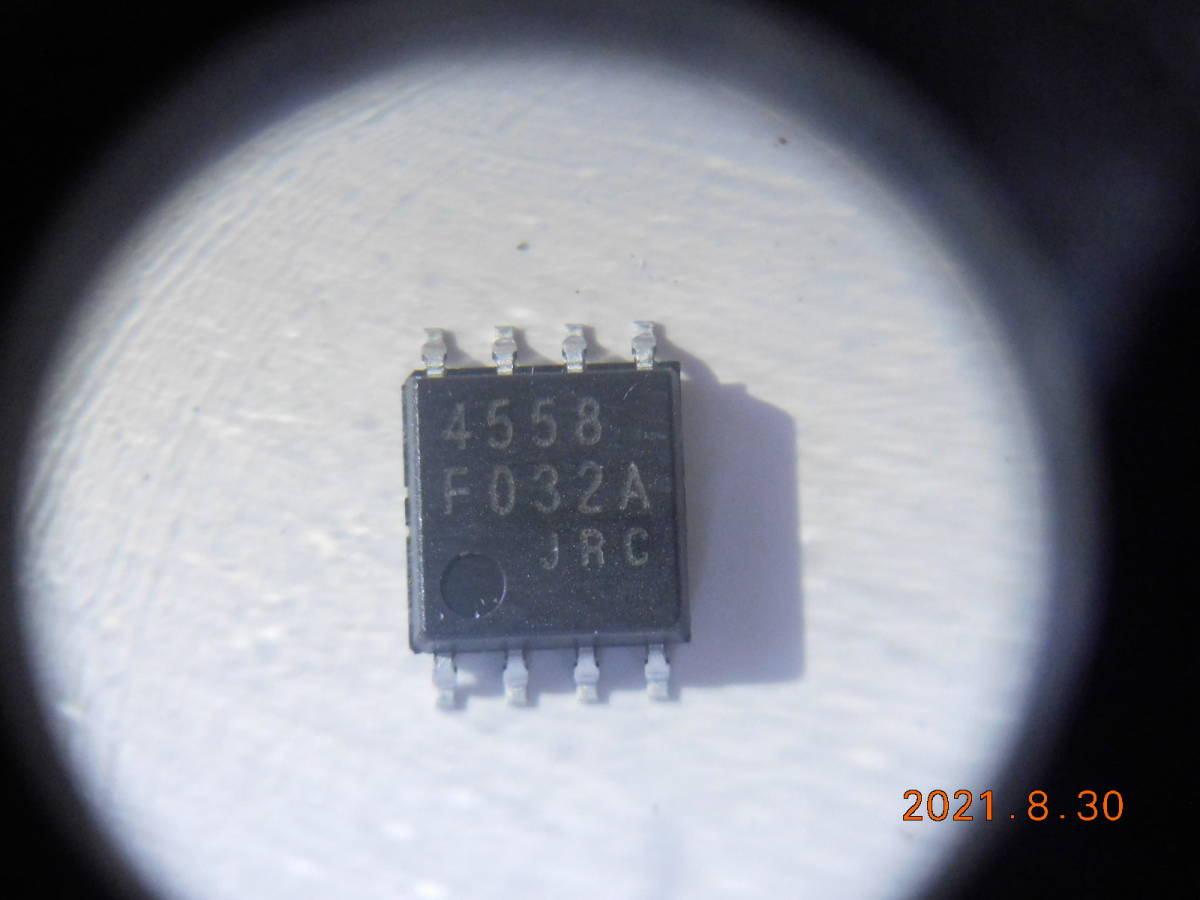 JRC NJM4558M 面実装２回路オペアンプ DMP8 10個1組 R270-2_画像1