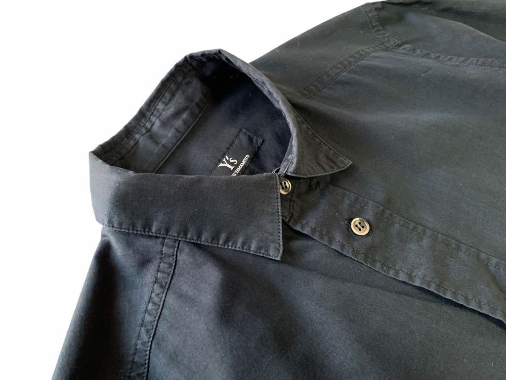 Y's YOHJI YAMAMOTO 長袖シャツ コットン サイズ2 ヨウジ Y's YOHJI YAMAMOTO 長袖シャツ コットン サイズ2 ヨウジ