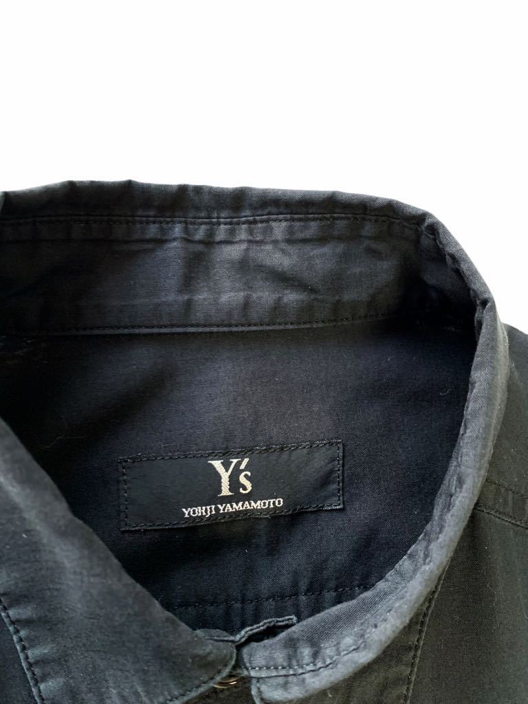 Y's YOHJI YAMAMOTO 長袖シャツ コットン サイズ2 ヨウジ Y's YOHJI YAMAMOTO 長袖シャツ コットン サイズ2 ヨウジ