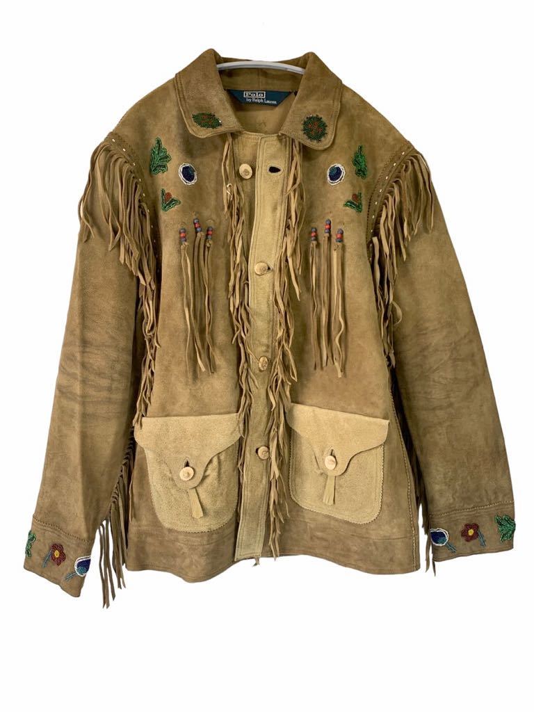 レア 未使用 限定 Ralph Lauren フリンジ バックスキン レア 未使用 限定 Ralph Lauren フリンジ バックスキン