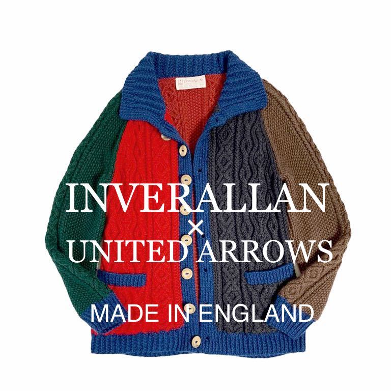 美品 INVERALLAN 3A Lumber Cardigan ユナイテッドアローズ 別注