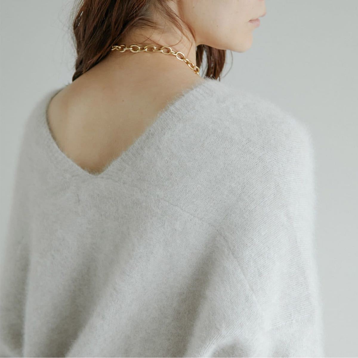 Whim Gazette ウィム ガゼット FOX Vネックプルオーバー 2021AW ニットセーター Vネックニット