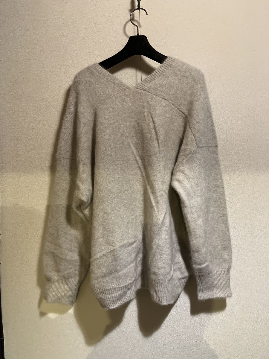 Whim Gazette ウィム ガゼット FOX Vネックプルオーバー 2021AW ニットセーター Vネックニット