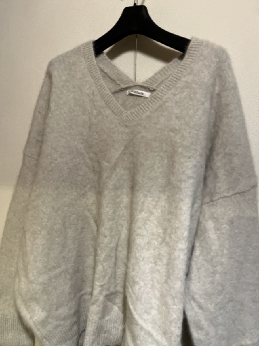Whim Gazette ウィム ガゼット FOX Vネックプルオーバー 2021AW ニット