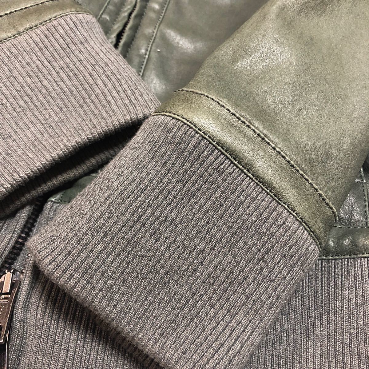 信頼】 レザーコート 67※AKM エイケイエム レザージャケットBLACK
