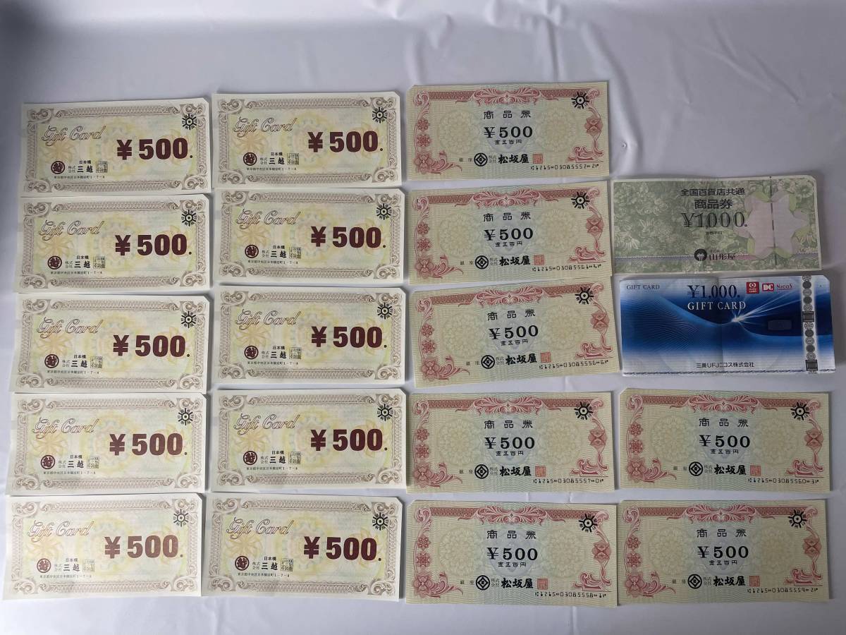 商品券 合わせて10 500円分 三越 松坂屋 山形屋 三菱ufjニコス 一般商品券 売買されたオークション情報 Yahooの商品情報をアーカイブ公開 オークファン Aucfan Com 商品券 合わせて10 500円分 三越 松坂屋 山形屋 三菱ufjニコス 一般商品券 売買されたオークション情報 Yahooの商品情報をアーカイブ公開 オークファン Aucfan Com