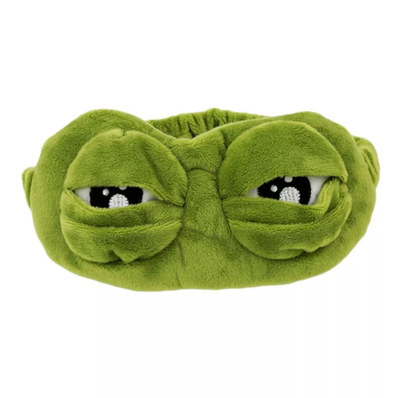 [ special selection ]3D frog eye mask, nature sleeping I shade cover, soft portable, travel goods 