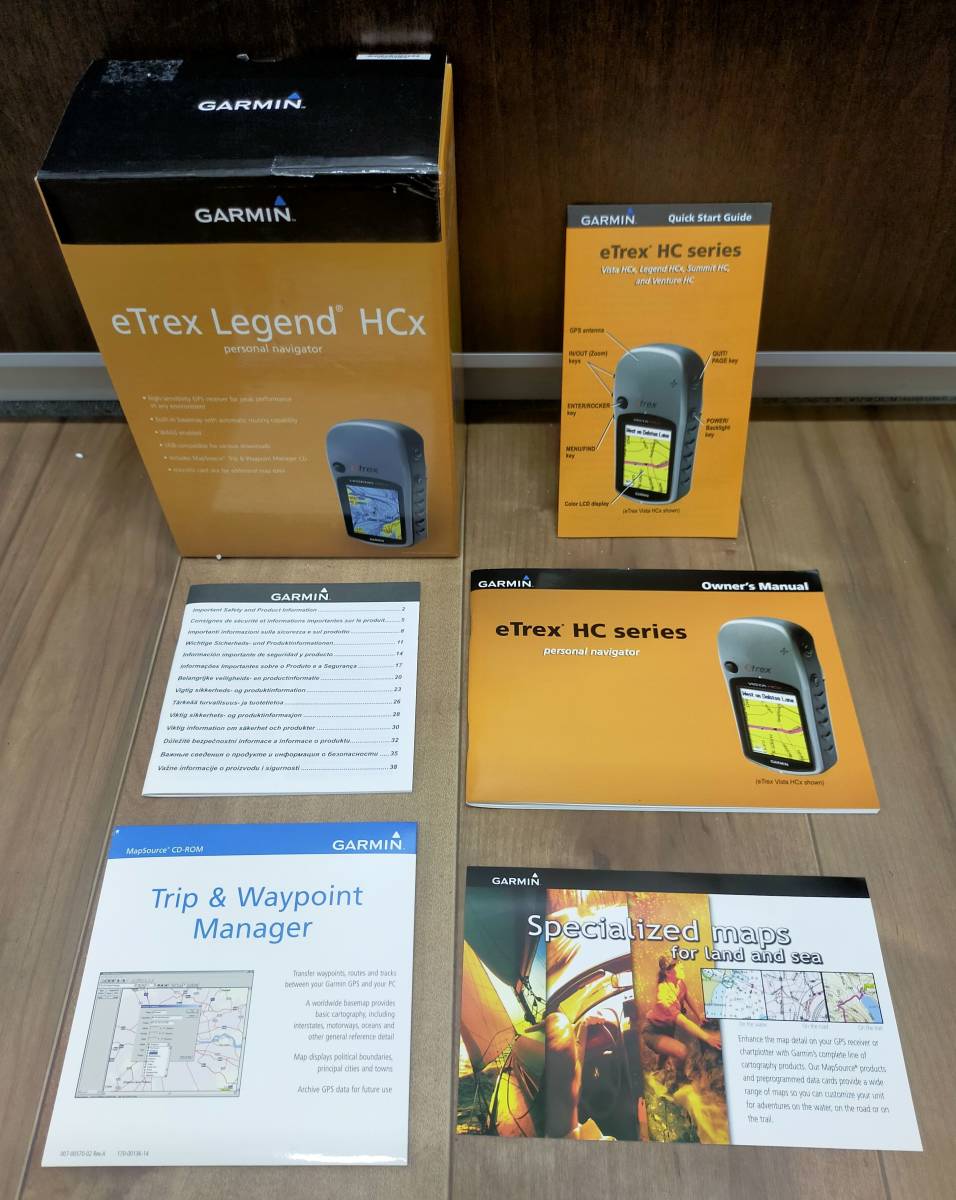 【美品】GARMIN トレッキングナビ eTrex Legend HCx ガーミン 英語版_画像3