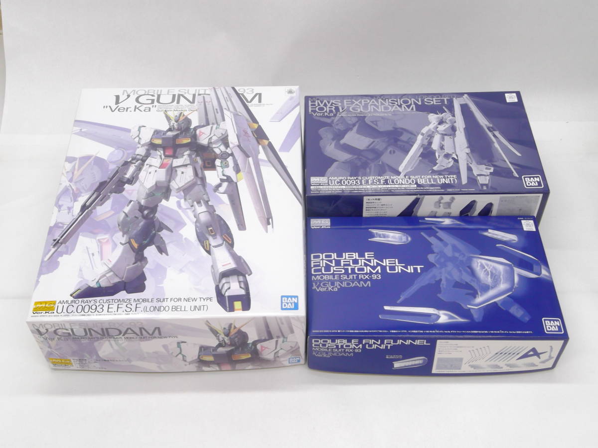 34】バンダイ MG 機動戦士ガンダム 1/100 RX-93 νガンダム Ver.Ka/HWS