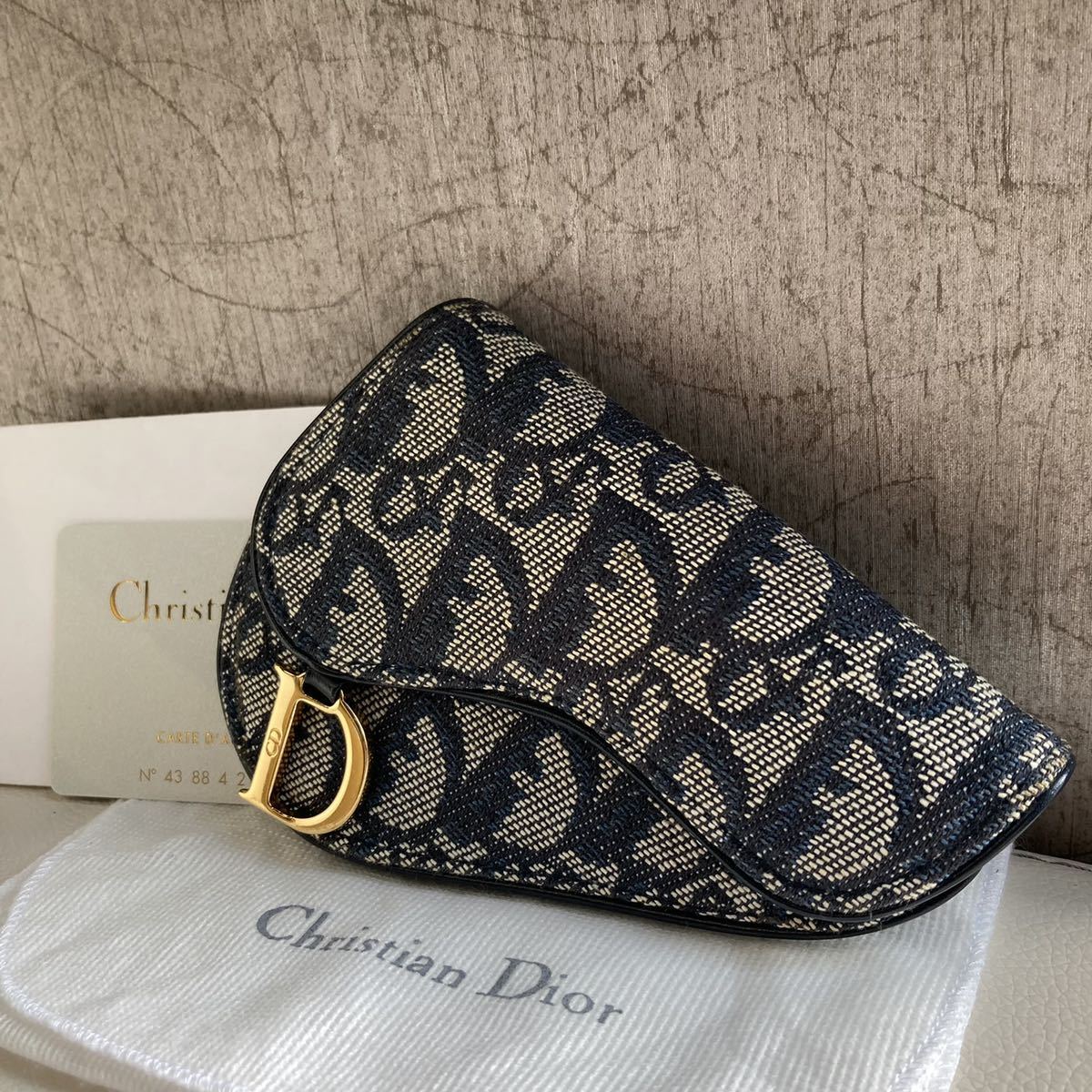 Dior クリスチャン ディオール サドル 小銭入 コインケース 極美品