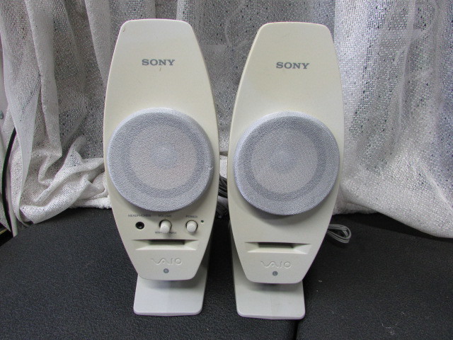 [YPSP013]*SONY PCVA-SP4 stereo exclusive use personal computer speaker no check goods *JUNK