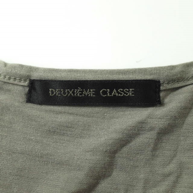 Deuxieme Classe ドゥーズィエムクラス 日本製 コットンロングタンクトップ 09070500218020 Free グレー loose トップス g7496_画像3