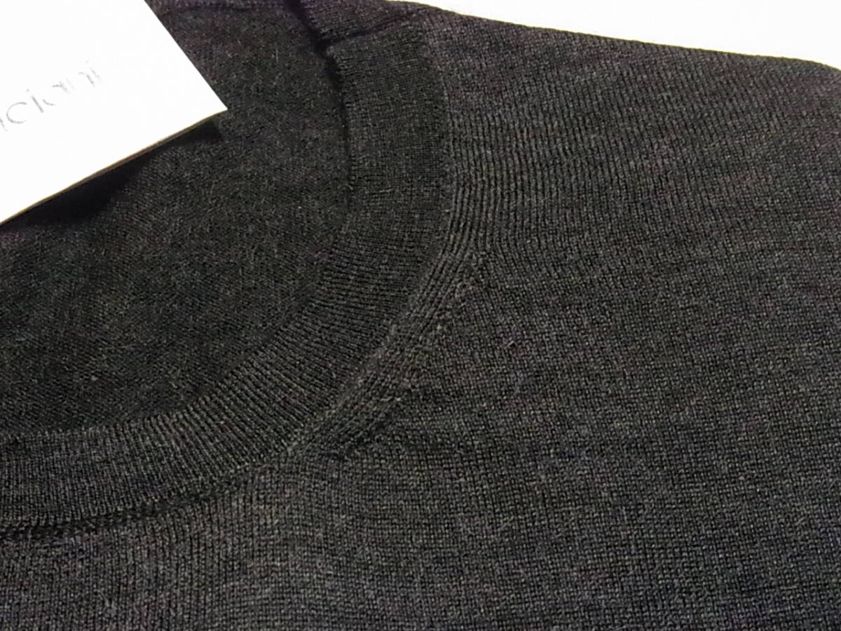 未使用 Cruciani タグ付き クルチアーニ size54 カシミヤ100% クルー