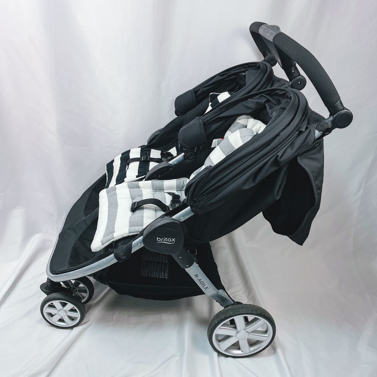 美品】双子ベビーカー britax ブリタックス 2人乗り | sweatreno.com