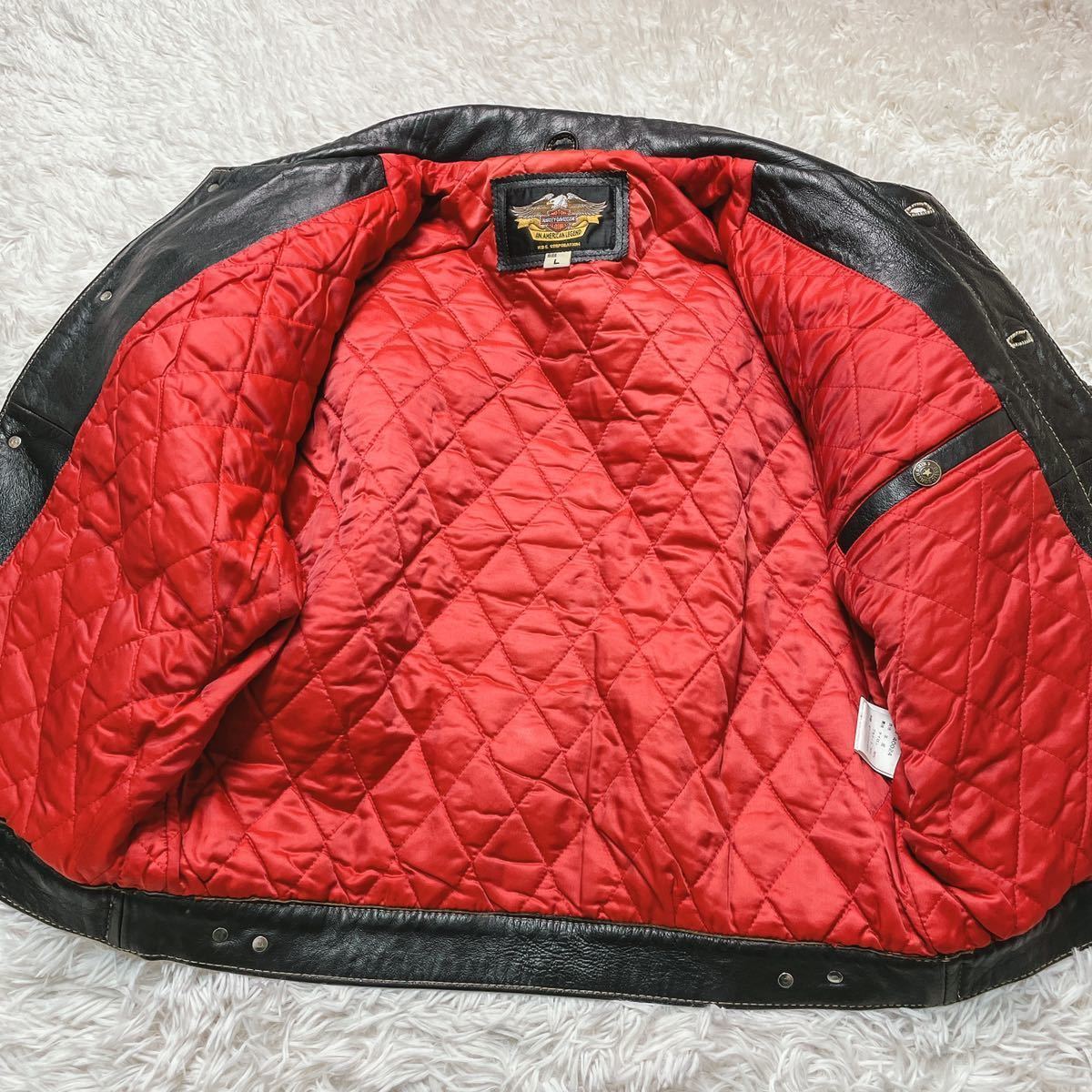 7☆希少・入手困難☆HARLEY DAVIDSON☆ライダース レザージャケット 羊革 ラム 星条旗 ワッペン キルティング 黒 L☆ハーレーダビッドソン - www.xetaihaiphong.com.vn 7☆希少・入手困難☆HARLEY DAVIDSON☆ライダース レザージャケット 羊革 ラム 星条旗 ワッペン キルティング 黒 L☆ハーレーダビッドソン - www.xetaihaiphong.com.vn