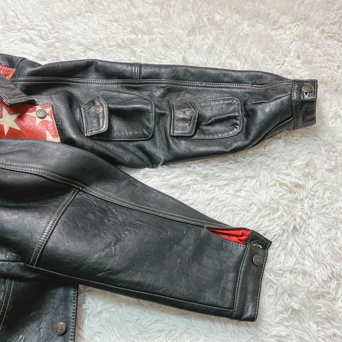 7☆希少・入手困難☆HARLEY DAVIDSON☆ライダース レザージャケット 羊革 ラム 星条旗 ワッペン キルティング 黒 L☆ハーレーダビッドソン - www.xetaihaiphong.com.vn 7☆希少・入手困難☆HARLEY DAVIDSON☆ライダース レザージャケット 羊革 ラム 星条旗 ワッペン キルティング 黒 L☆ハーレーダビッドソン - www.xetaihaiphong.com.vn