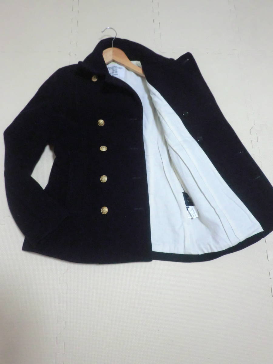 MACPHEE McAfee Tomorrowland короткий пальто шерсть бушлат темно-синий серия внешний size:38