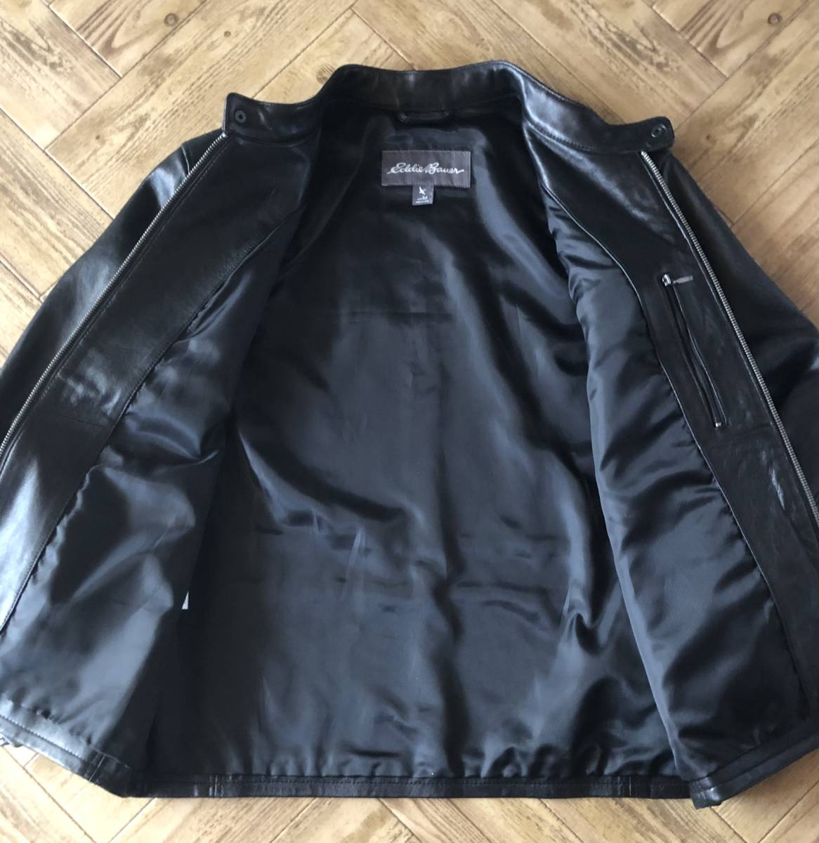 eddie bauer ラムレザージャケット XL bckediri.beacukai.go.id