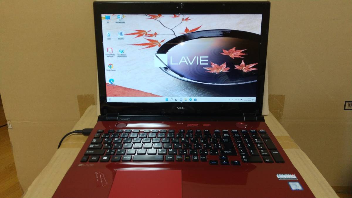 第6世代i3-6100U Lavie NS350D(NS350DAR) SSD256GB/メモリ8GB/Core i3-6100U 2.3GHz/DVD-RW/Webカメラ/Win11/Office2019