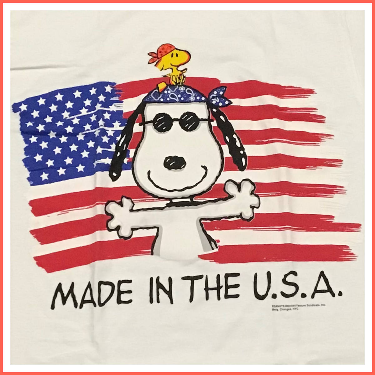 激レア デッドストック】90s Vintage Hippy Joe Cool Woodstock Snoopy
