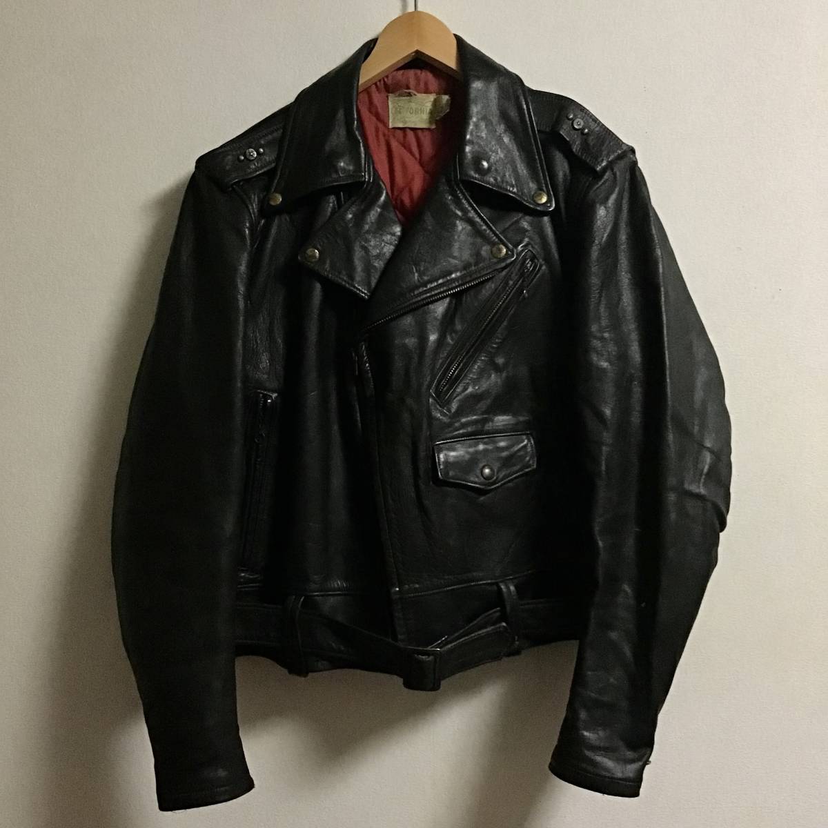 数量限定】 Maison Margiela◇19SS/5 ZIP LEATHER JACKET/八の字/(14