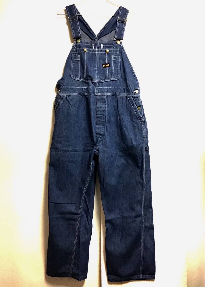 良品 50s BIG SMITH Vintage デニム オーバーオール ワークウエア 黒