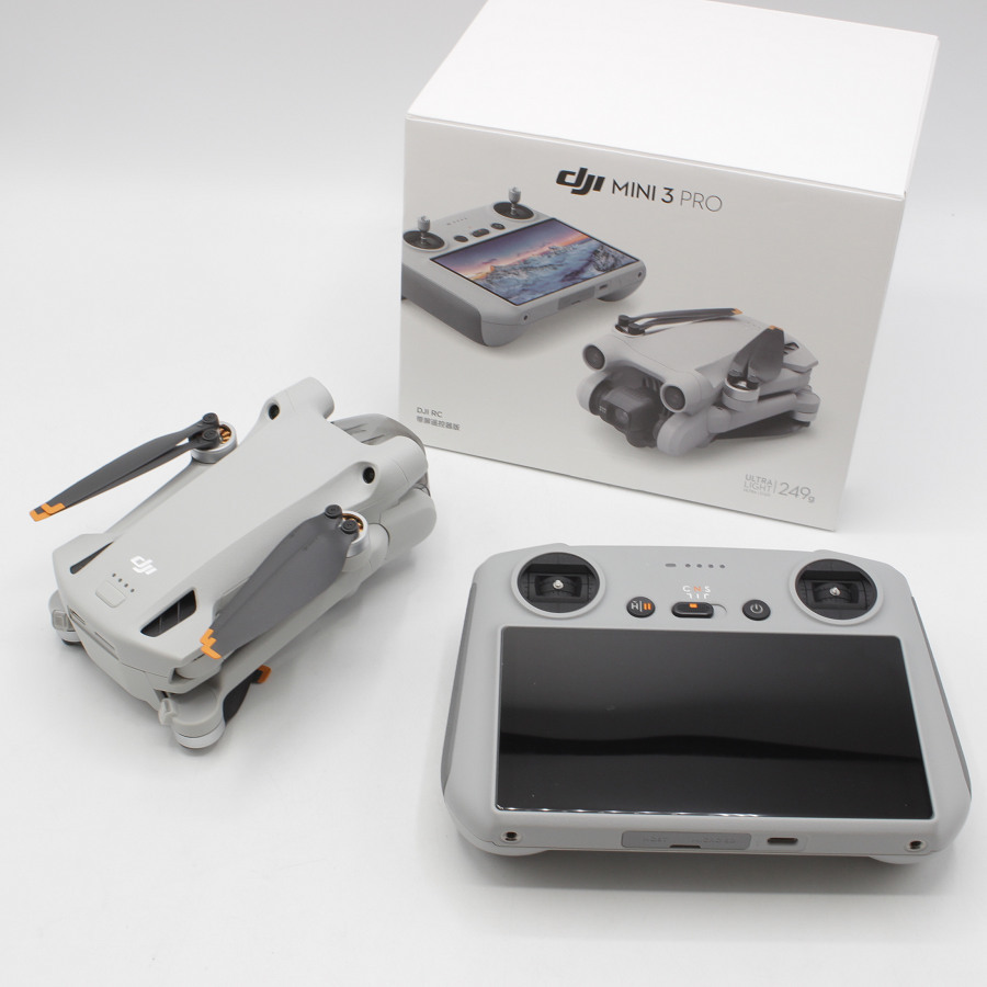 美品】DJI Mini 3 Pro RCディスプレイコントローラー付き M16208