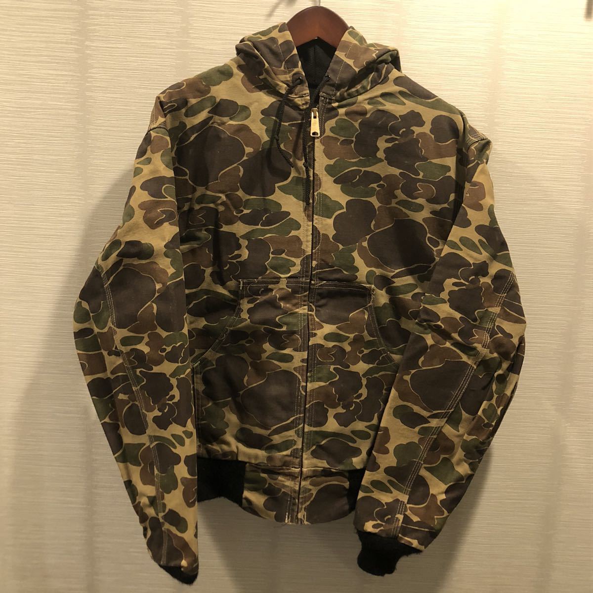 USA製 CARHARTT カーハート アクティブジャケット カモ柄 XL ダック