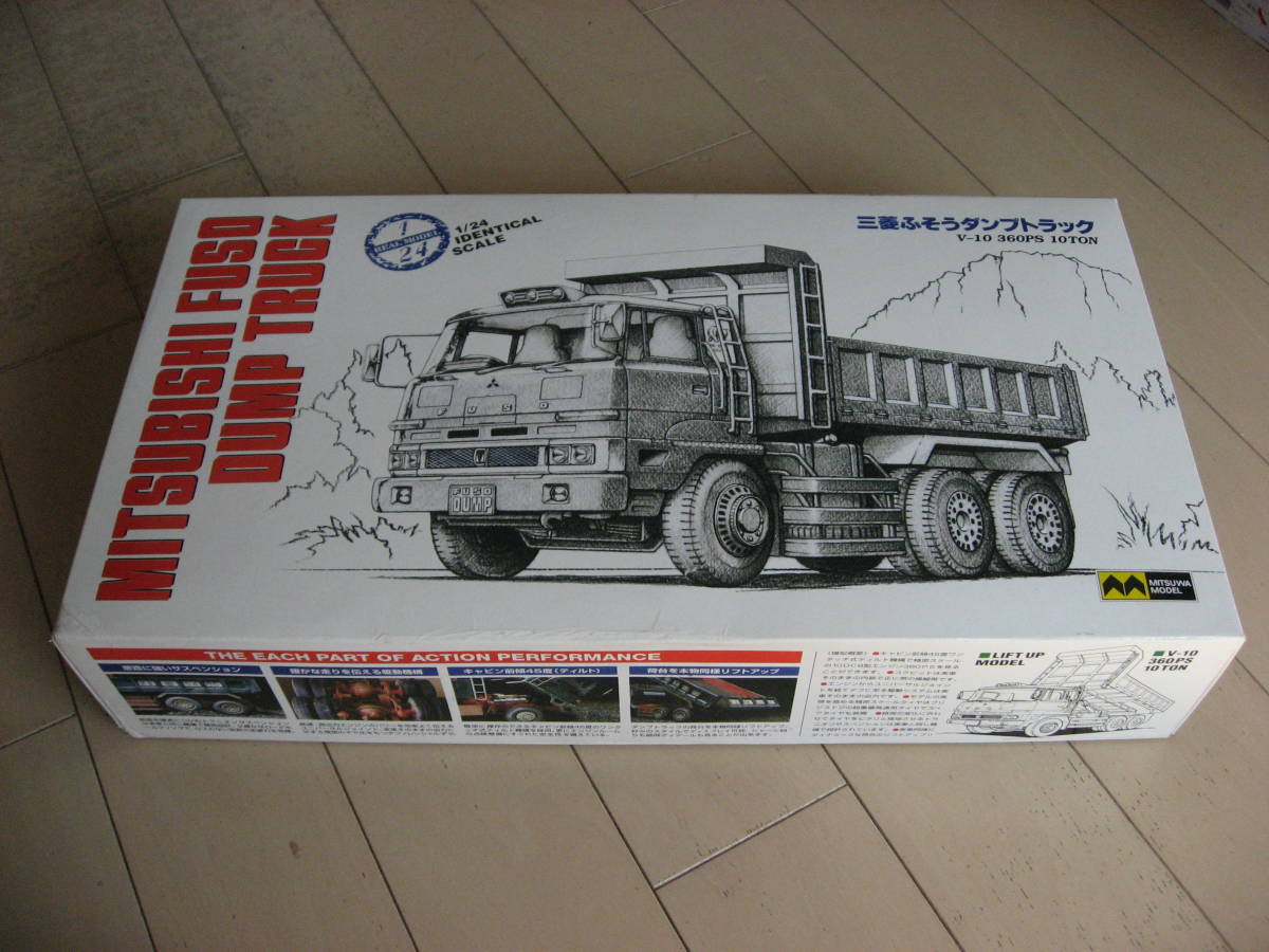 ヤフオク! - 未組立 ミツワモデル 1/24 三菱ふそうダンプトラック