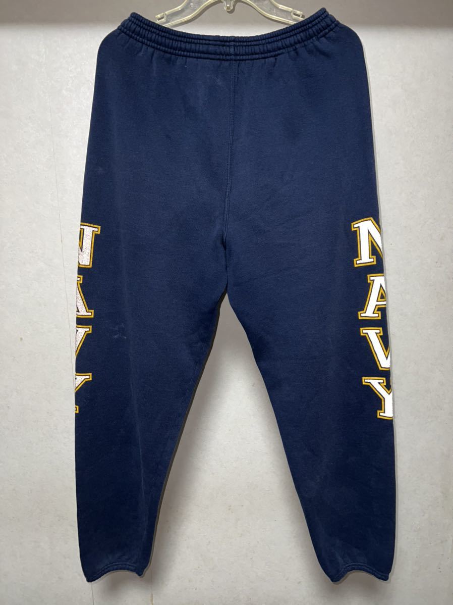  used made in USA US NAVY training sweat pants M.J. SOFFE made M size navy 