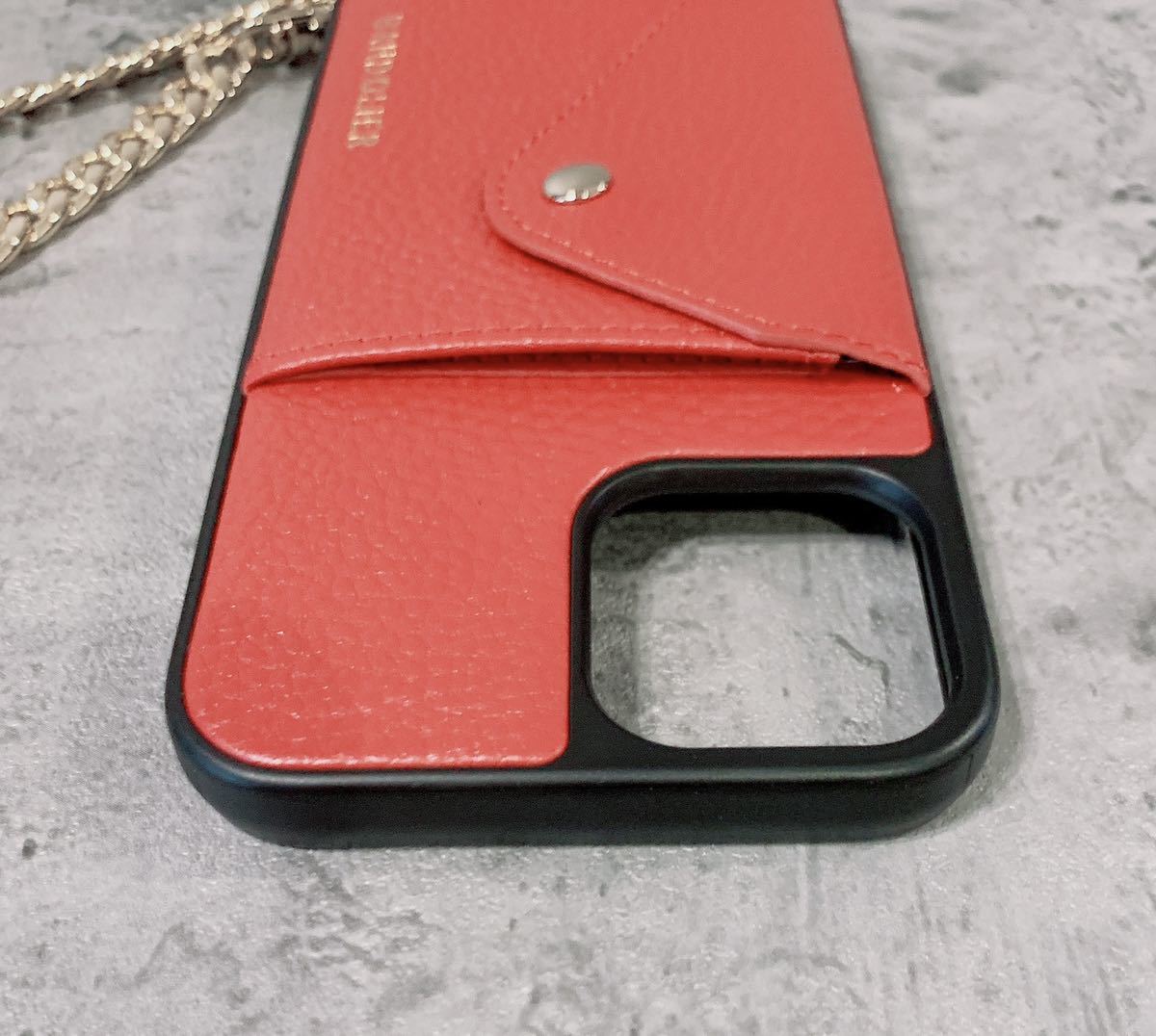 完売品 Bandolier iPhone 12 LEAH RED BAG セット-