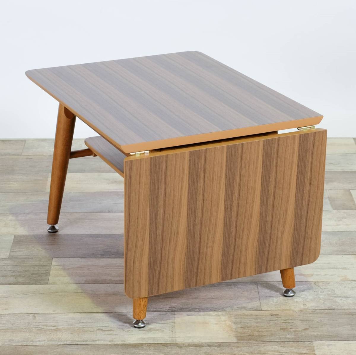  new goods walnut . length type low table S Northern Europe folding flexible wooden center table desk table storage shelves low dining table natural tree living 
