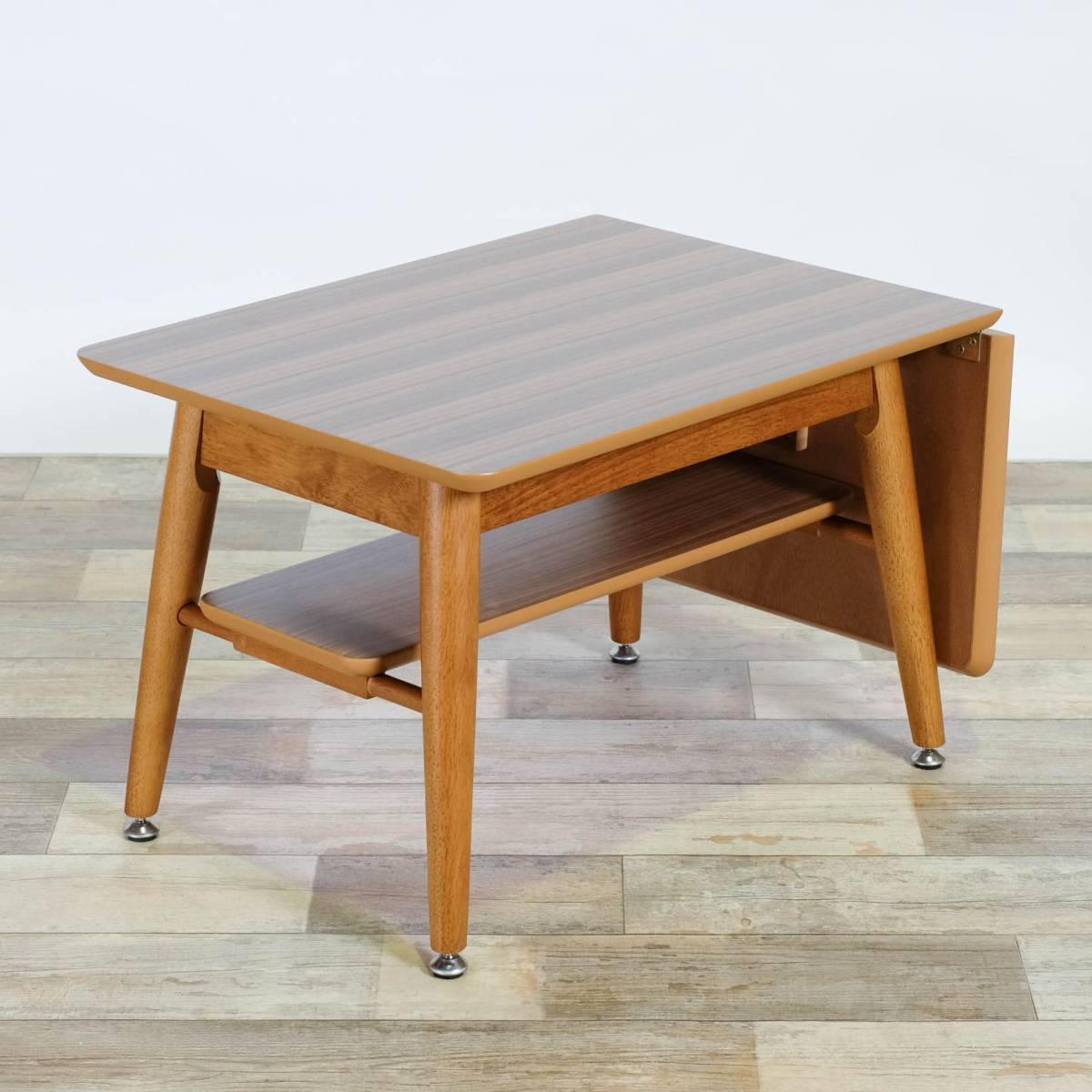  new goods walnut . length type low table S Northern Europe folding flexible wooden center table desk table storage shelves low dining table natural tree living 