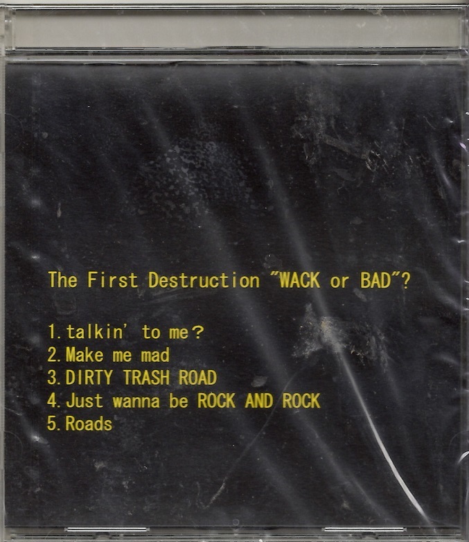 特価販売ヤフオク! - CROWS / The First Destruction ” WACK or BAD & - インディーズ