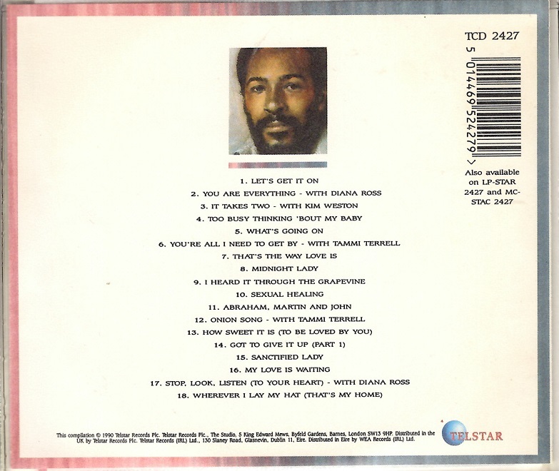 マービン・ゲイ　MARVIN GAYE　/　LOVE SONGS　輸入盤CD_画像2