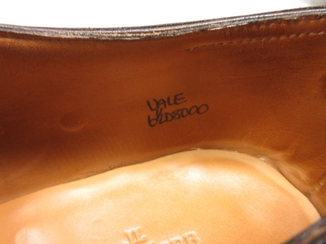 ■HH美品【ジョンロブ JOHN LOBB】VALE ベイル プサイドストラップシューズ 靴 (メンズ) size6.5D8000 チェスナットミスティ ★8MZA1334★_画像2