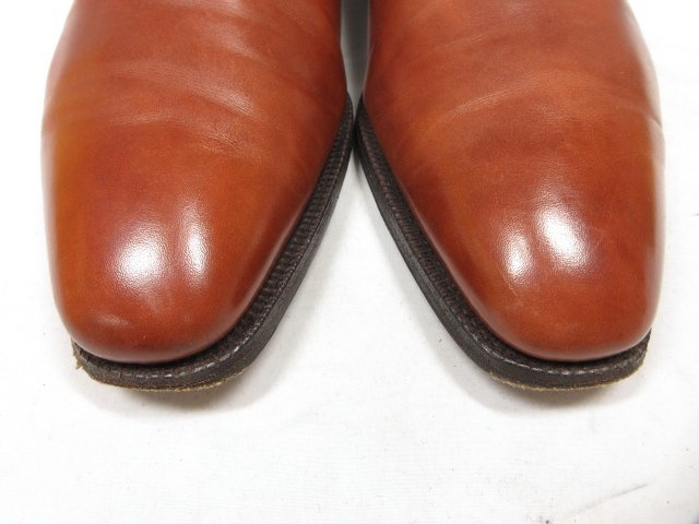 ■HH美品【ジョンロブ JOHN LOBB】VALE ベイル プサイドストラップシューズ 靴 (メンズ) size6.5D8000 チェスナットミスティ ★8MZA1334★_画像5