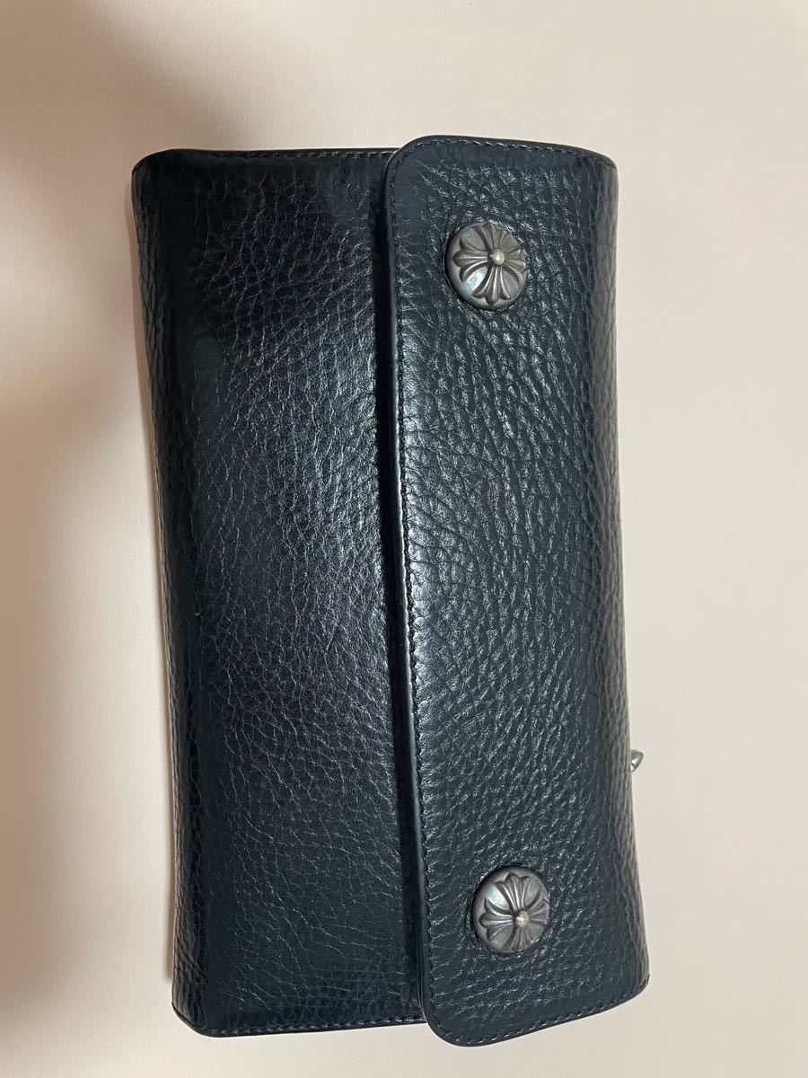 ☆美品☆ クロムハーツ ウォレット CHROME HEARTS ウェーブ メンズ