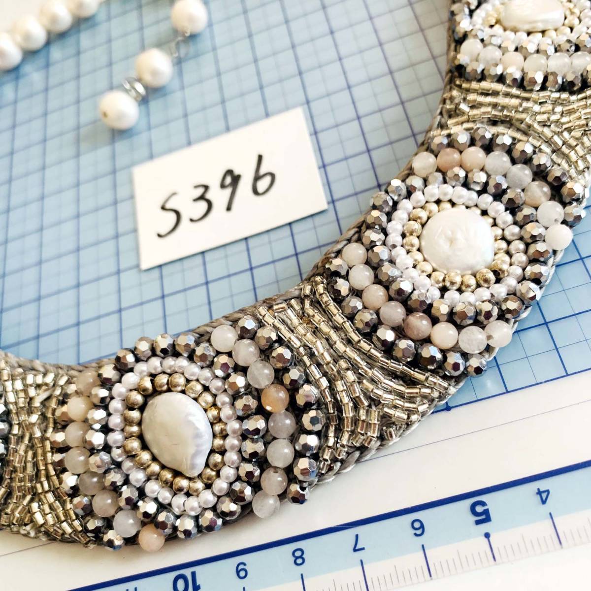  beautiful goods natural ba lock pearl pearl design hand made handmade necklace No.S396