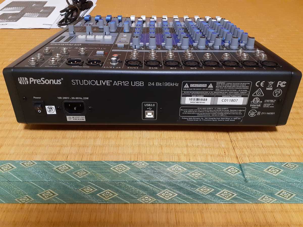 PreSonus STUDIOLIVE AR12 USB ジャンク品 | charcas.gob.mx