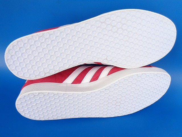 11692■新品 デッド 17年製 adidas GAZELEE アディダス ガッツレー 赤 白 スエード レッド 29 cm S76228_画像8