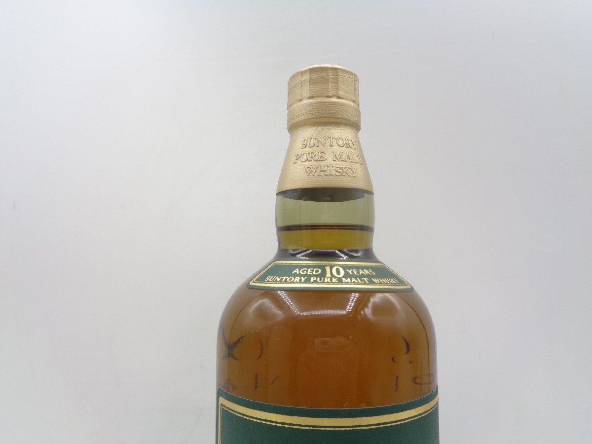 SUNTORY WHISKY サントリー ピュアモルト ウイスキー 山崎 10年